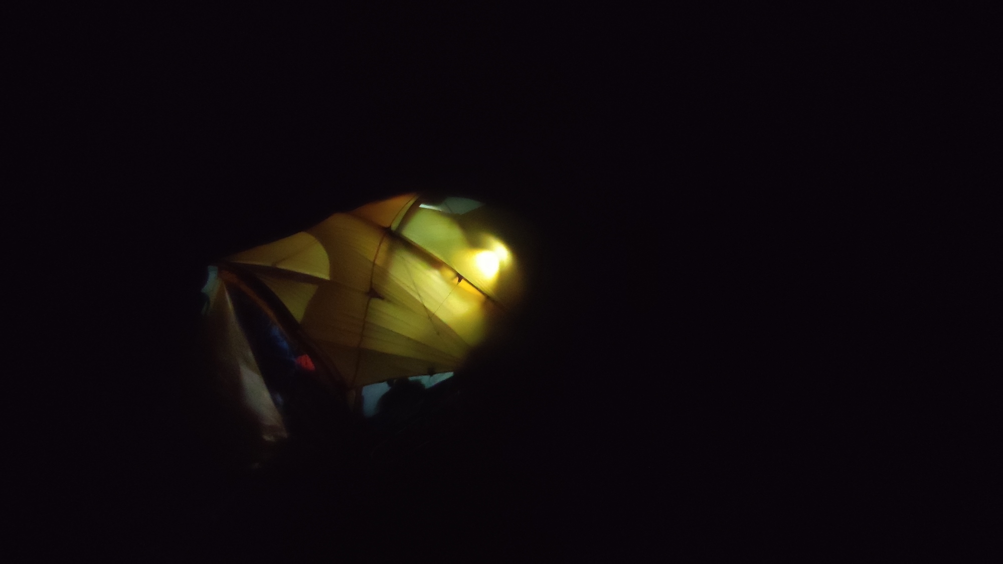 La tente de nuit